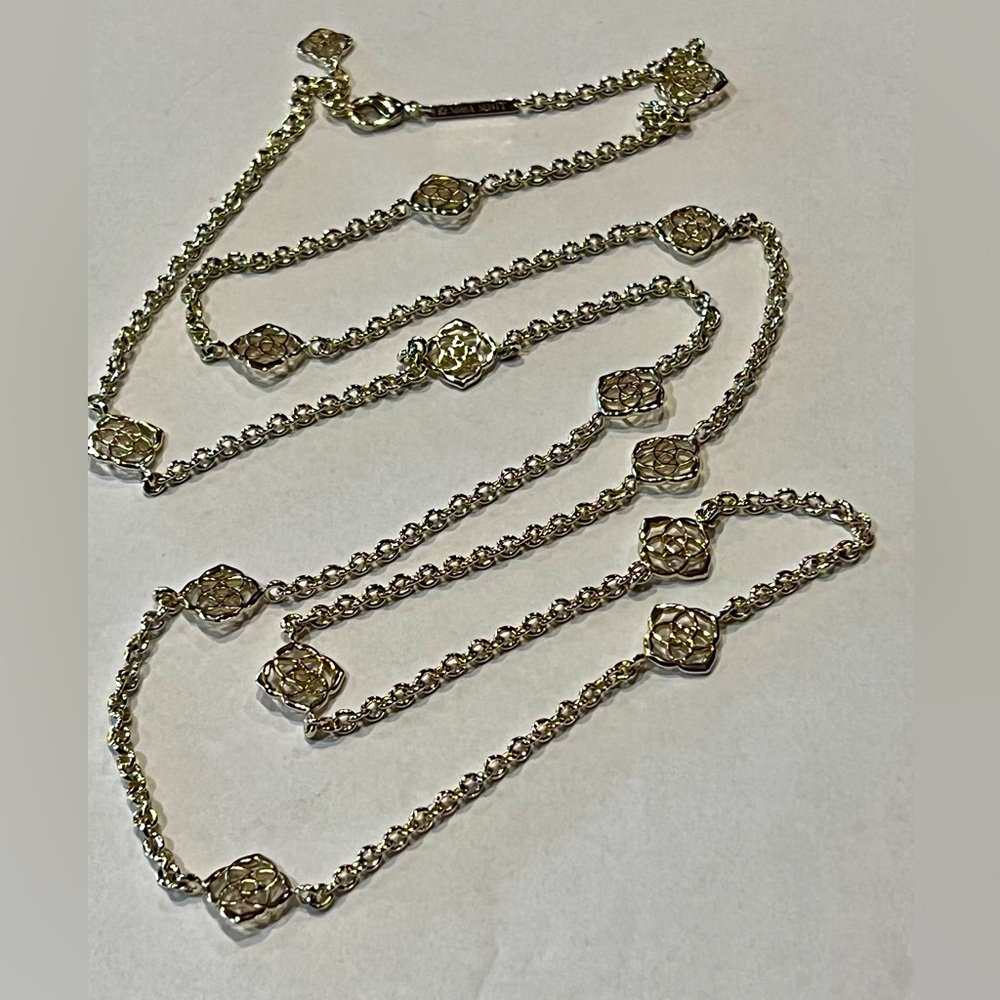 Kendra Scott 20” gold necklace
